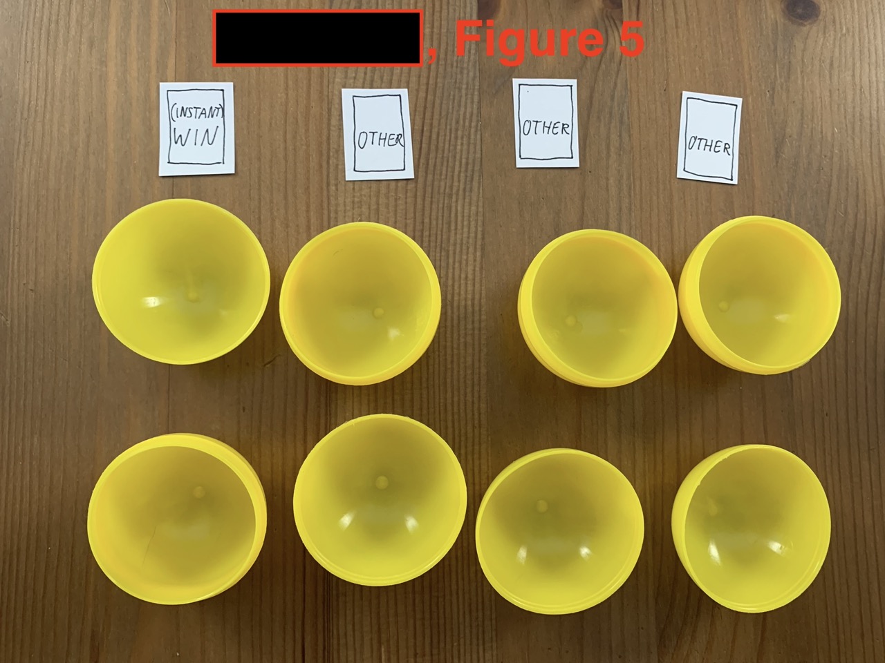 Figure 5 - Cut-outs and drawing balls